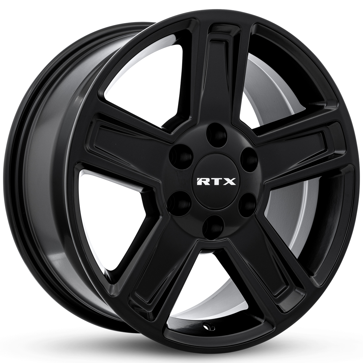 18x8 RTX Glacier Satin Black Wheel 6x135 (30mm)