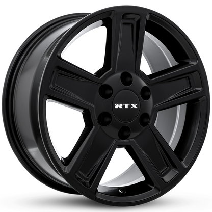 18x8 RTX Glacier Satin Black Wheel 6x135 (30mm)