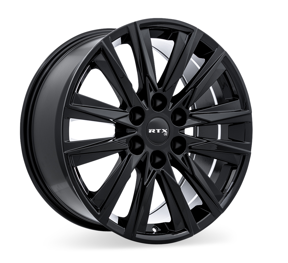 22x9 RTX GM01 Gloss Black Wheel 6x5.5 (25mm)