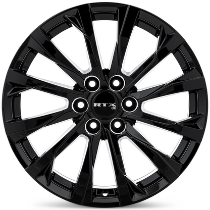 18x8 RTX GM03 Gloss Black Wheel 6x120 (35mm)