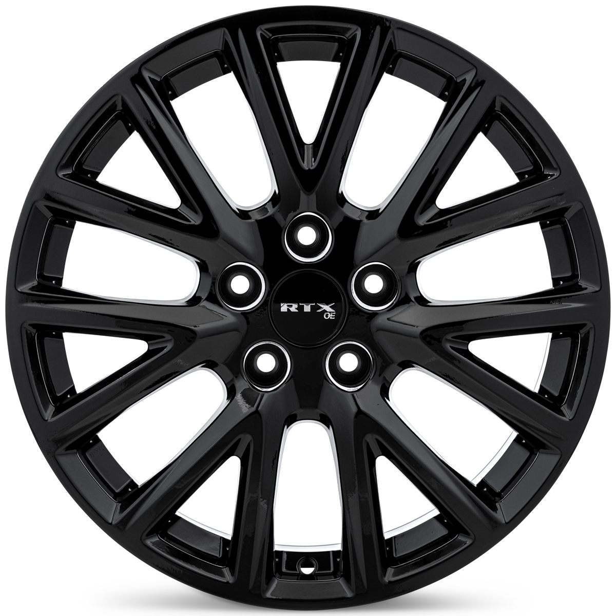 20x8.5 RTX GM06 Gloss Black Wheel 5x120 (35mm)