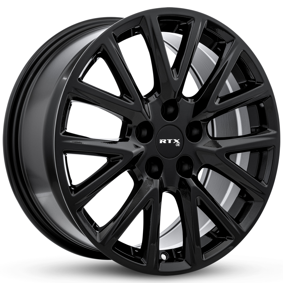 20x8.5 RTX GM06 Gloss Black Wheel 5x120 (35mm)