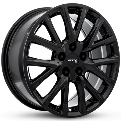 20x8.5 RTX GM06 Gloss Black Wheel 5x120 (35mm)