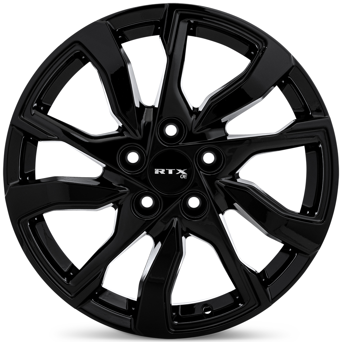19x7.5 RTX GM07 Gloss Black Wheel 5x115 (45mm)