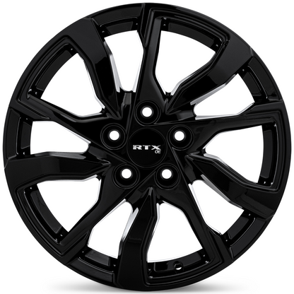 19x7.5 RTX GM07 Gloss Black Wheel 5x115 (45mm)