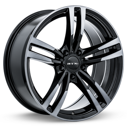 19x8.5 RTX Graz Black Machined Grey Wheel 5x120 (35mm)