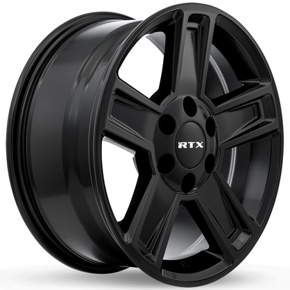 20x8.5 RTX Glacier Satin Black Wheel 5x5.5 (15mm)