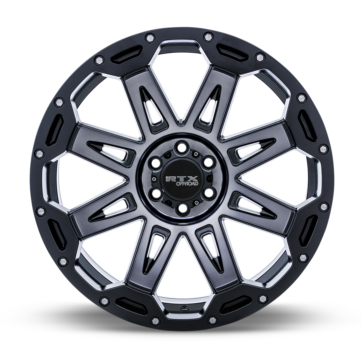 20x9 RTX Gobi Satin Black with Satin Grey Spokes Wheel 6x135 (0mm)