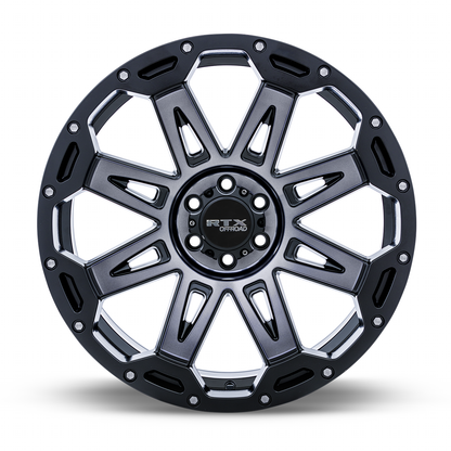 20x9 RTX Gobi Satin Black with Satin Grey Spokes Wheel 6x135 (0mm)
