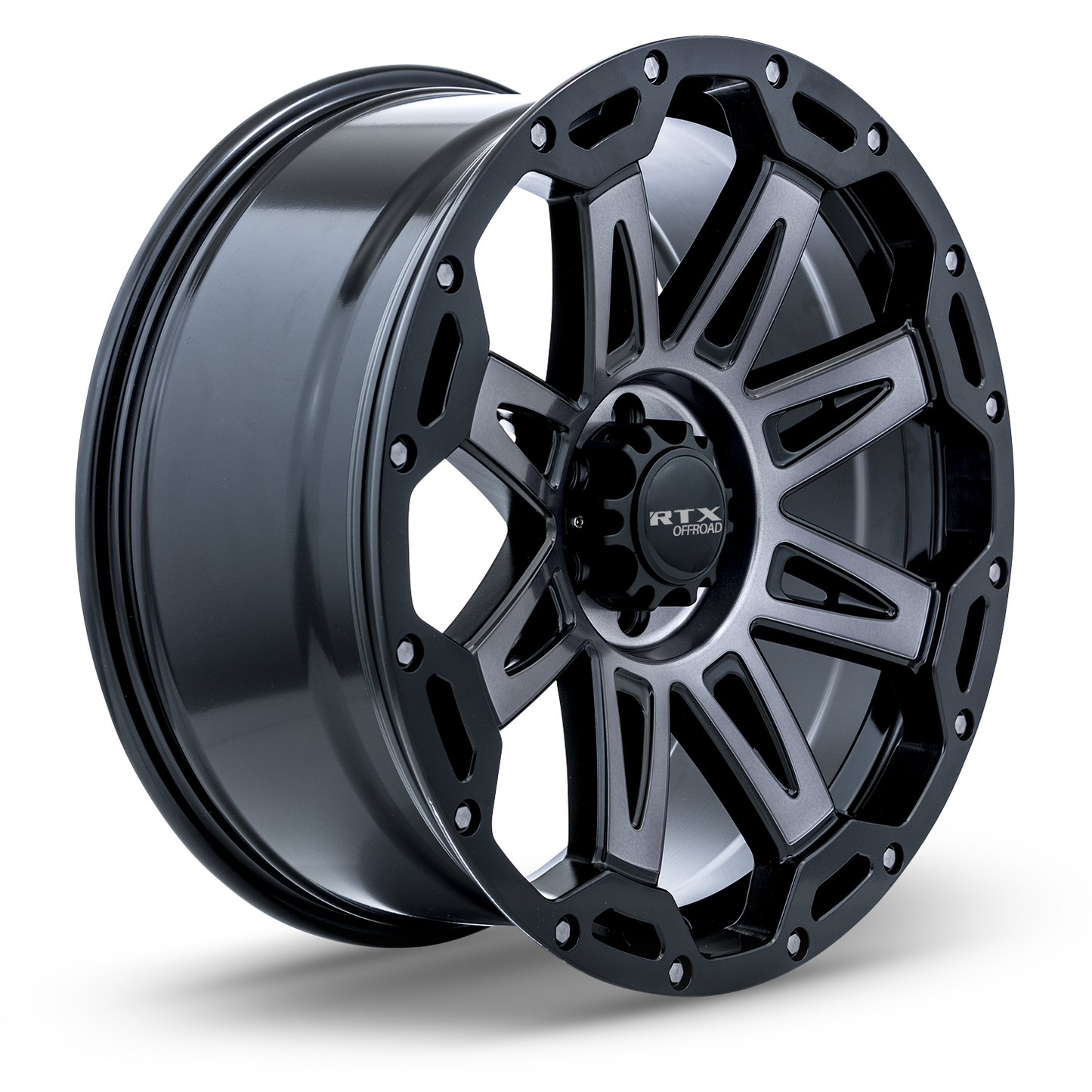 20x9 RTX Gobi Satin Black with Satin Grey Spokes Wheel 6x135 (0mm)