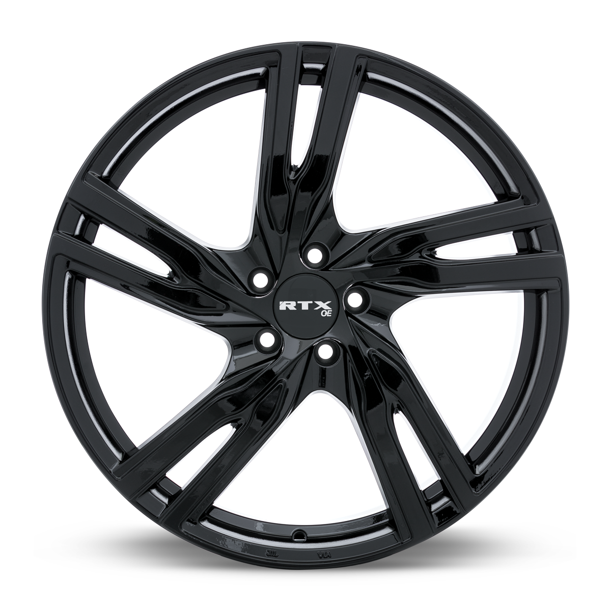 20x8 RTX Gothenburg Gloss Black Wheel 5x4.25 (45mm)