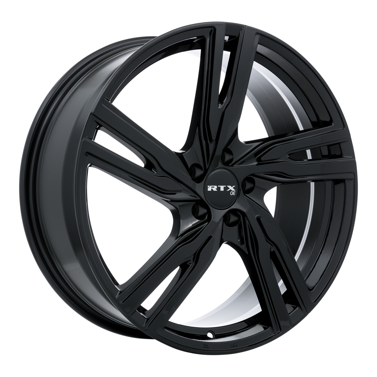 20x8 RTX Gothenburg Gloss Black Wheel 5x4.25 (45mm)