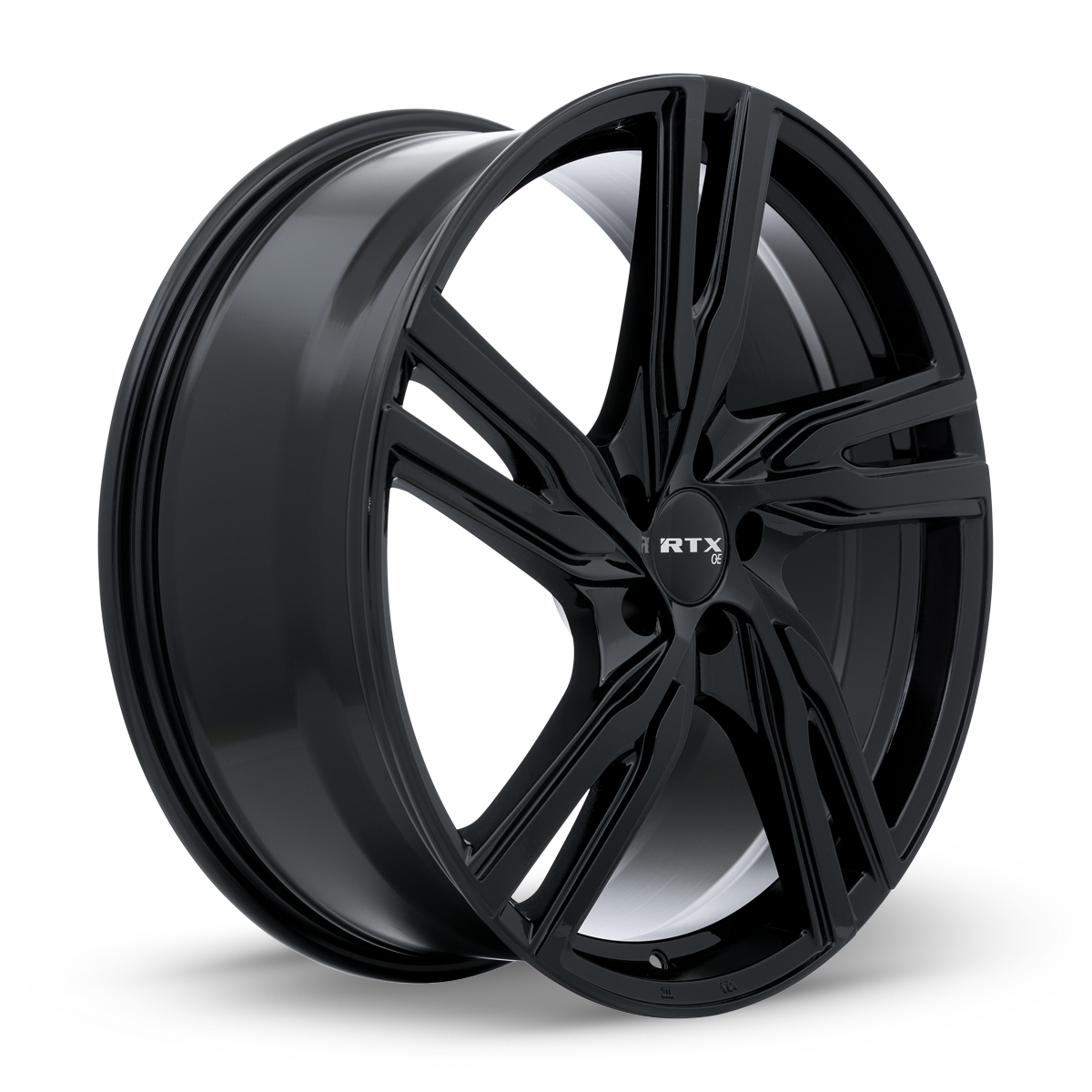 20x8 RTX Gothenburg Gloss Black Wheel 5x4.25 (45mm)