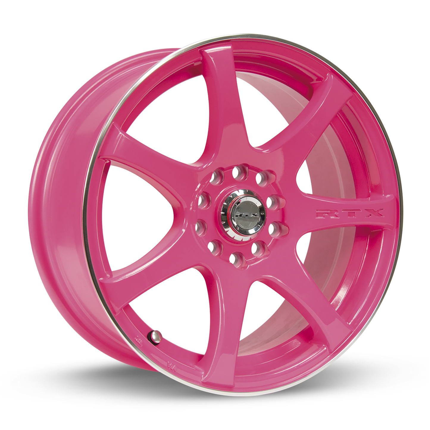 16x7 RTX Ink Diva (Pink Machined) Wheel 5x105/5x4.5 (42mm)
