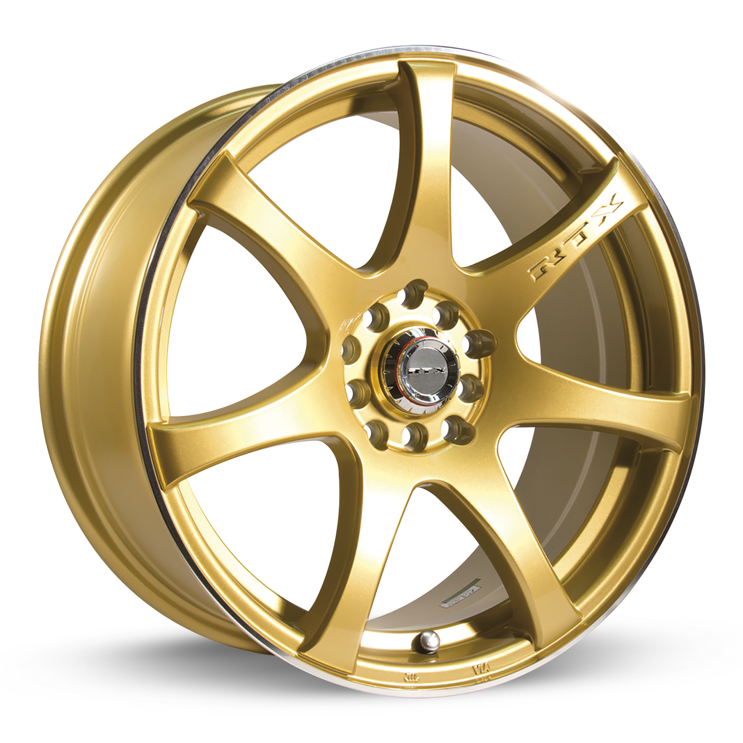 15x6.5 RTX Ink Gold Machined Wheel 4x100/4x4.5 (40mm)