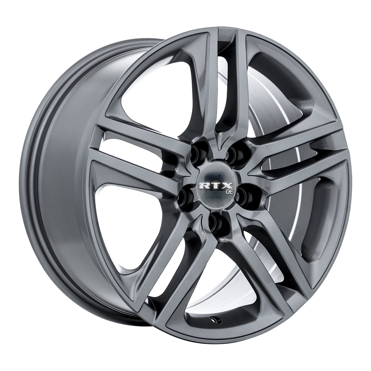 17x8 RTX Kita Gunmetal Wheel 5x4.5 (45mm)