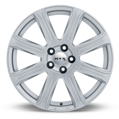 18x8 RTX Laholm Silver Wheel 5x4.25 (45mm)