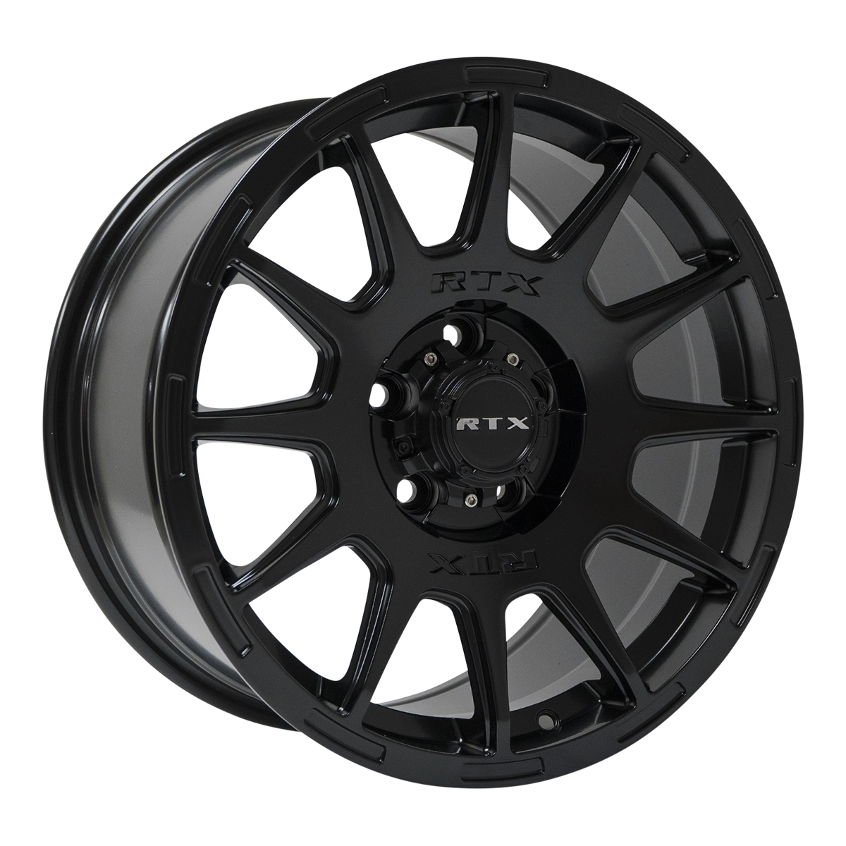 17x8.5 RTX Mini Baja Satin Black Wheel 5x4.25 (38mm)