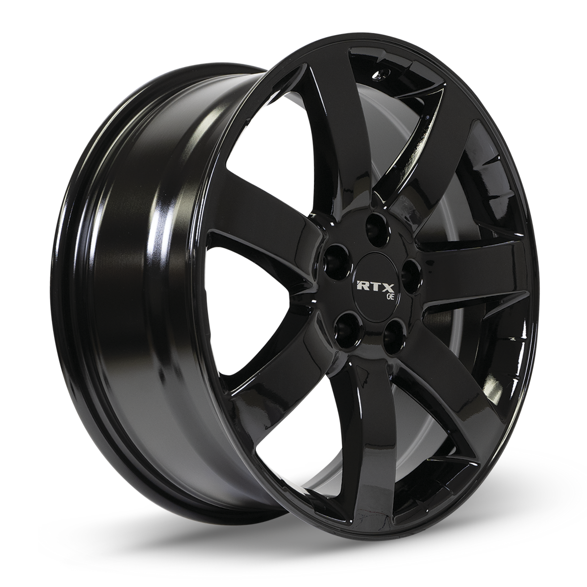 17x7.5 RTX Nagano Gloss Black Wheel 5x4.5 (45mm)