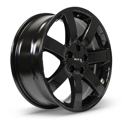 17x7.5 RTX Nagano Gloss Black Wheel 5x4.5 (45mm)