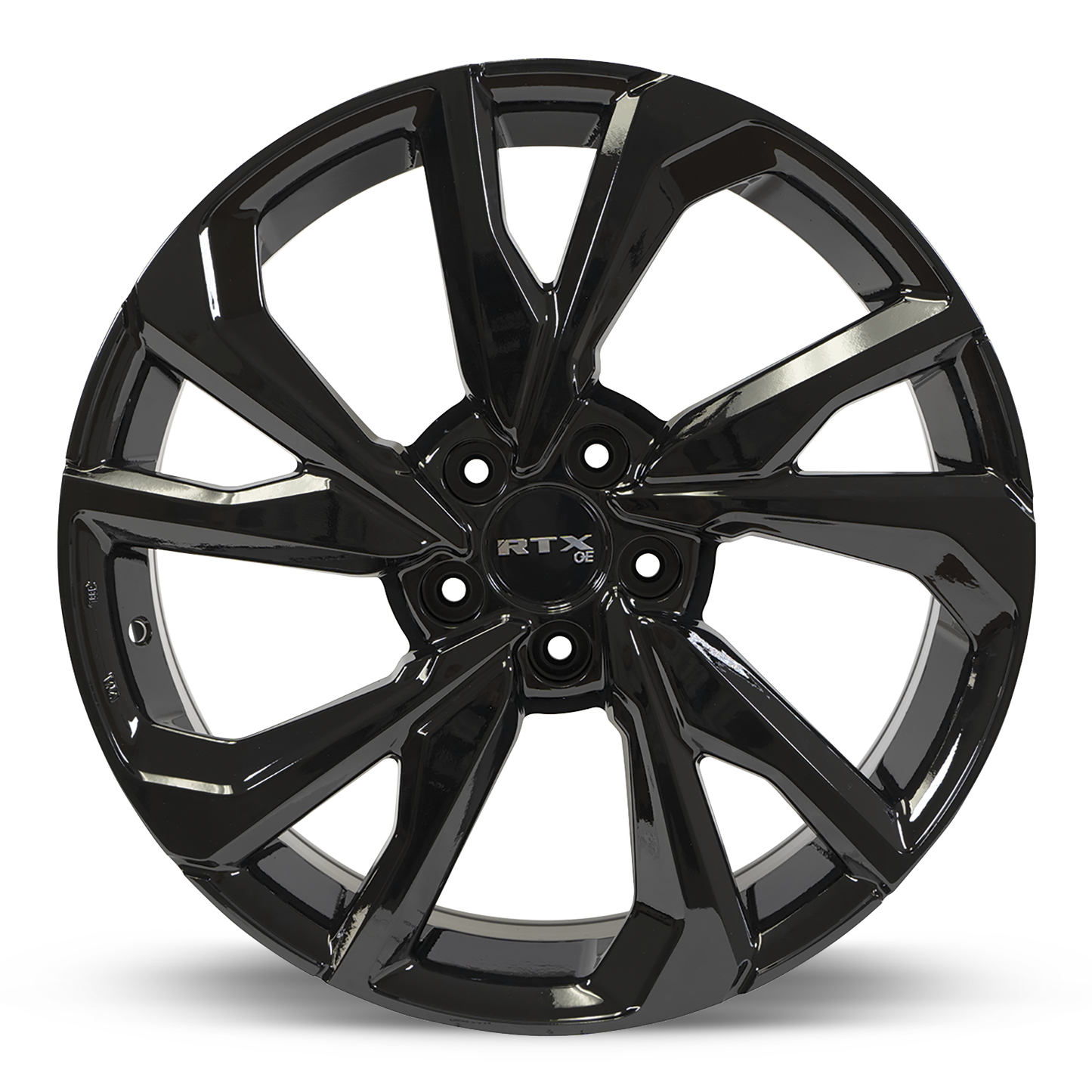 17x7.5 RTX Nikko Gloss Black Wheel 5x4.5 (42mm)
