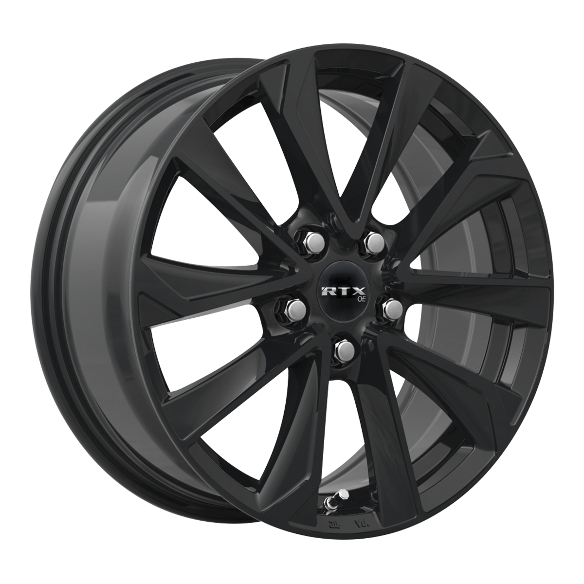 19x7.5 RTX Noda Gloss Black Wheel 5x4.5 (40mm)