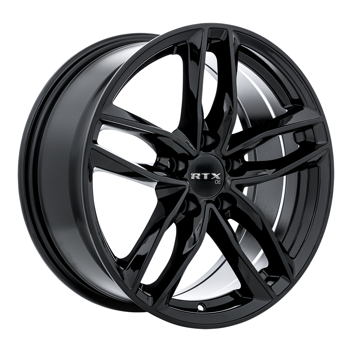 17x7.5 RTX Nuremberg Gloss Black Wheel 5x112 (35mm)
