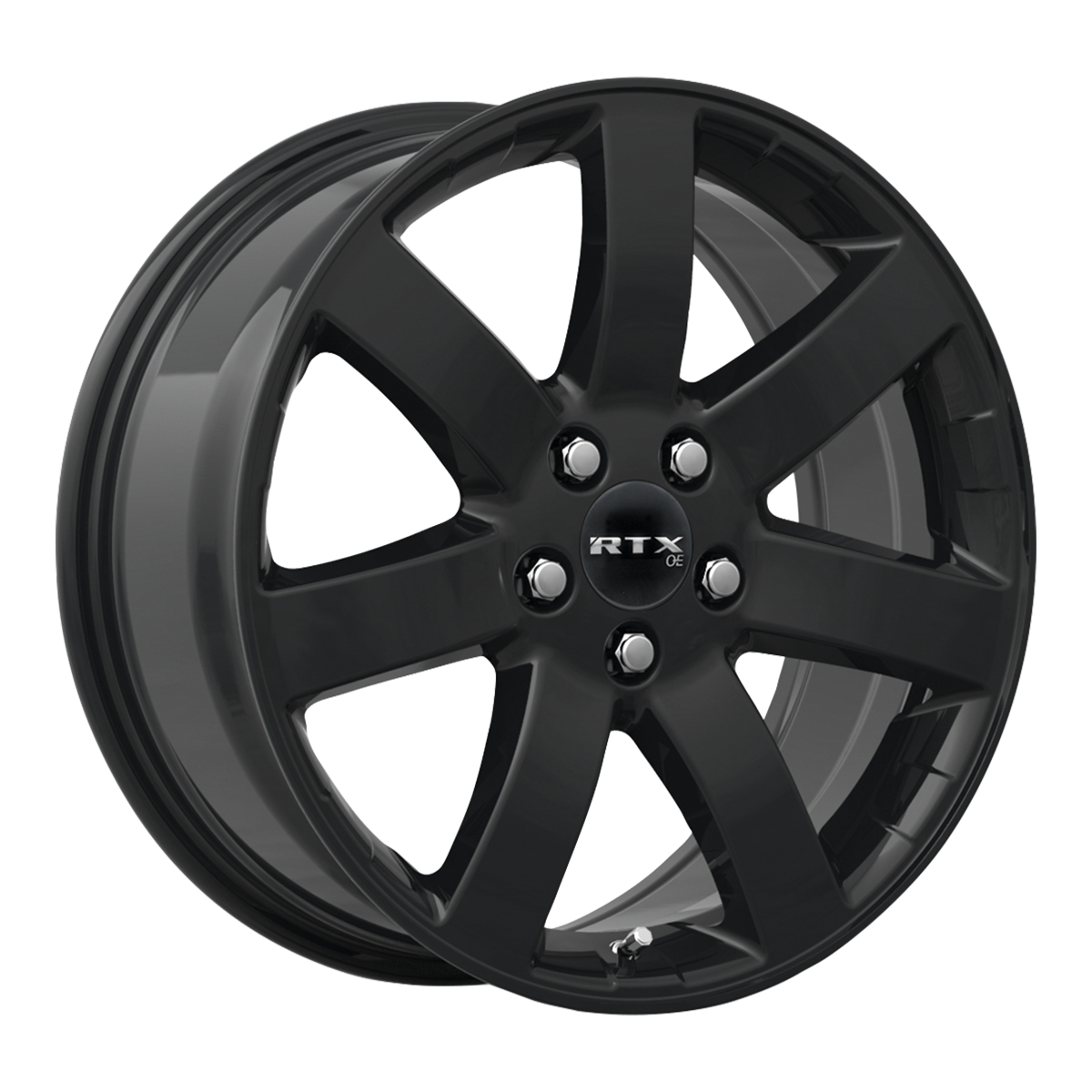 17x7.5 RTX Nagano Gloss Black Wheel 5x4.5 (45mm)