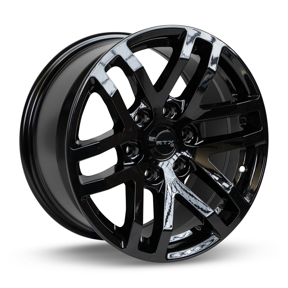17x8.5 RTX Oak Gloss Black Wheel 6x135 (30mm)