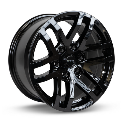 17x8.5 RTX Oak Gloss Black Wheel 6x135 (30mm)