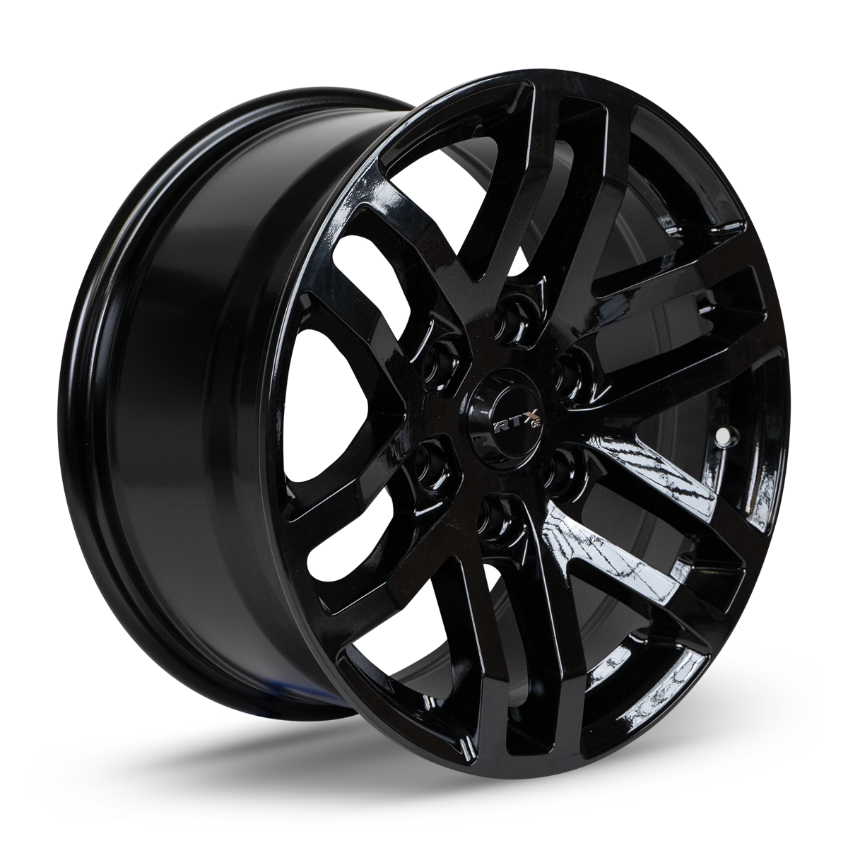 17x8.5 RTX Oak Gloss Black Wheel 6x135 (30mm)