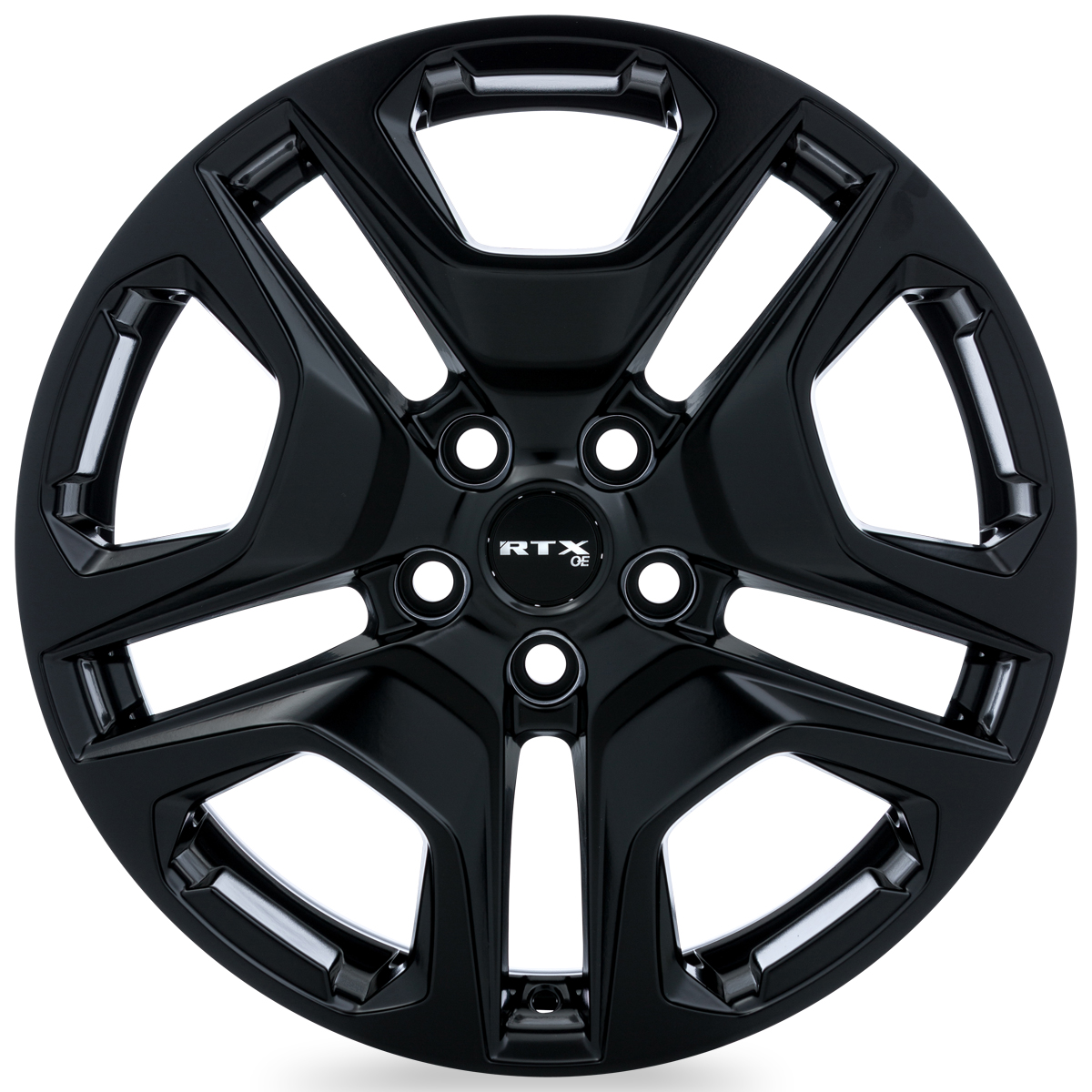 19x7.5 RTX Osaka Satin Black Wheel 5x4.5 (35mm)