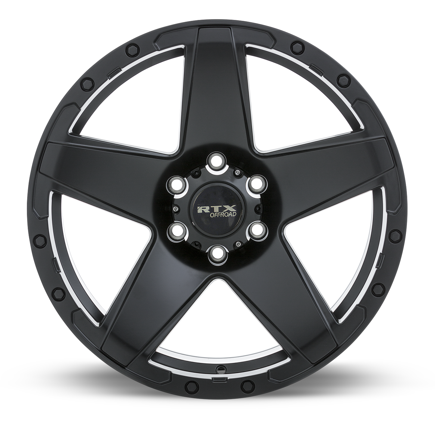17x8 RTX Outlaw Satin Black Wheel 6x120 (15mm)