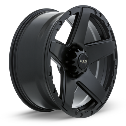 17x8 RTX Outlaw Satin Black Wheel 6x5.5 (5mm)
