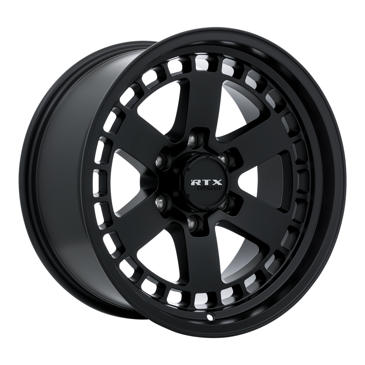 18x9 RTX Ozark Satin Black Wheel 6x5.5 (0mm)