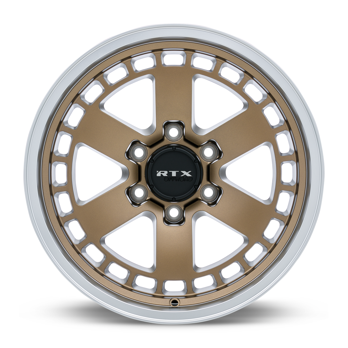 18x9 RTX Ozark Satin Bronze Machined Lip Wheel 6x5.5 (0mm)