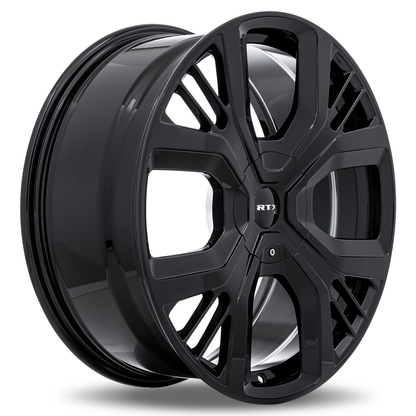 20x8 RTX PS-01 Gloss Black Wheel 5x4.25 (45mm)