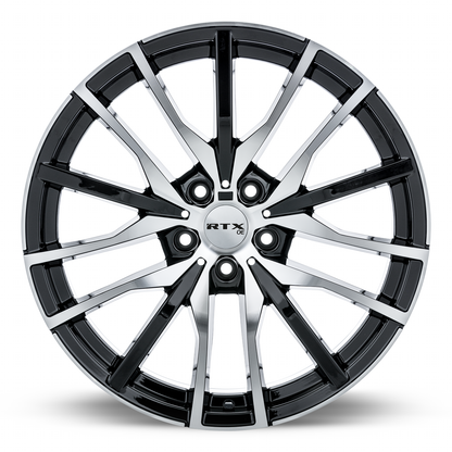 20x9 RTX Passau Gloss Black Machined Face Wheel 5x112 (30mm)