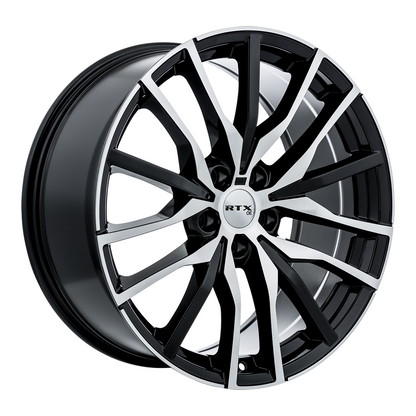 20x9 RTX Passau Gloss Black Machined Face Wheel 5x112 (30mm)