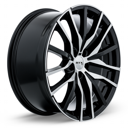 20x9 RTX Passau Gloss Black Machined Face Wheel 5x112 (30mm)