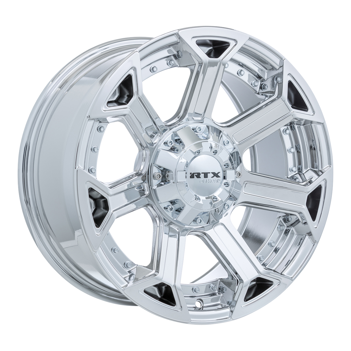 18x9 RTX Peak Chrome / PVD Wheel 6x135/6x5.5 (0mm)
