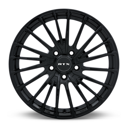17x7.5 RTX Polar Gloss Black Wheel 5x4.5 (40mm)