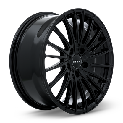 17x7.5 RTX Polar Gloss Black Wheel 5x4.5 (40mm)