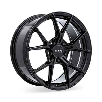 19x8.5 RTX RS01 Gloss Black Wheel 5x4.5 (38mm)
