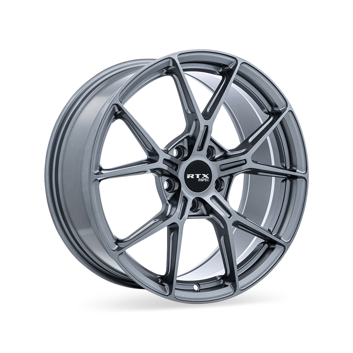18x8 RTX RS01 Gloss Gunmetal Wheel 5x4.5 (38mm)
