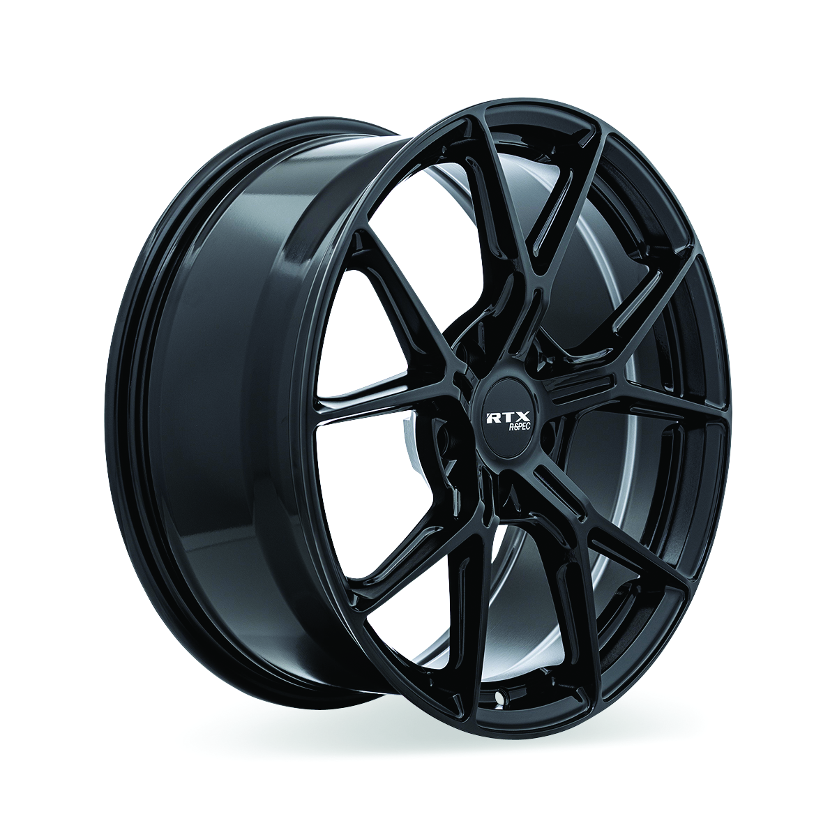 19x8.5 RTX RS01 Gloss Black Wheel 5x4.5 (38mm)