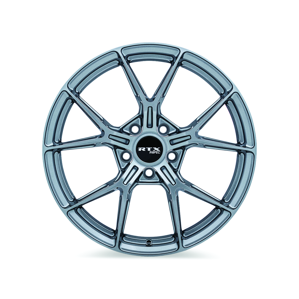 19x8.5 RTX RS01 Gloss Gunmetal Wheel 5x4.5 (38mm)