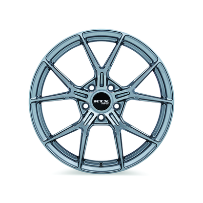 19x8.5 RTX RS01 Gloss Gunmetal Wheel 5x4.5 (38mm)