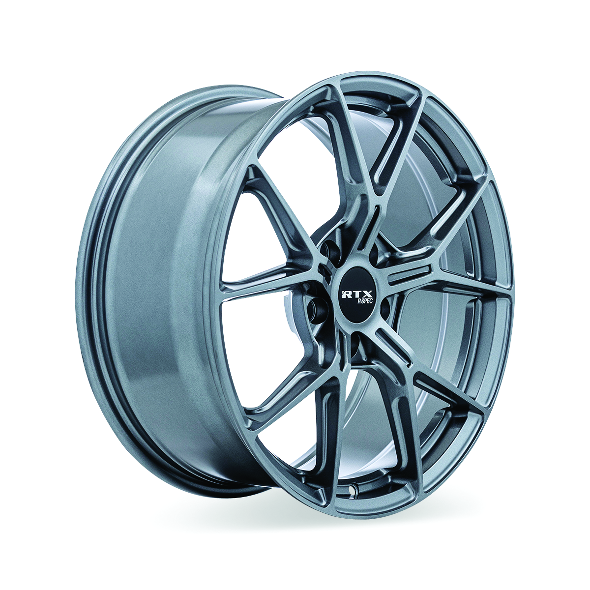 19x8.5 RTX RS01 Gloss Gunmetal Wheel 5x4.5 (38mm)
