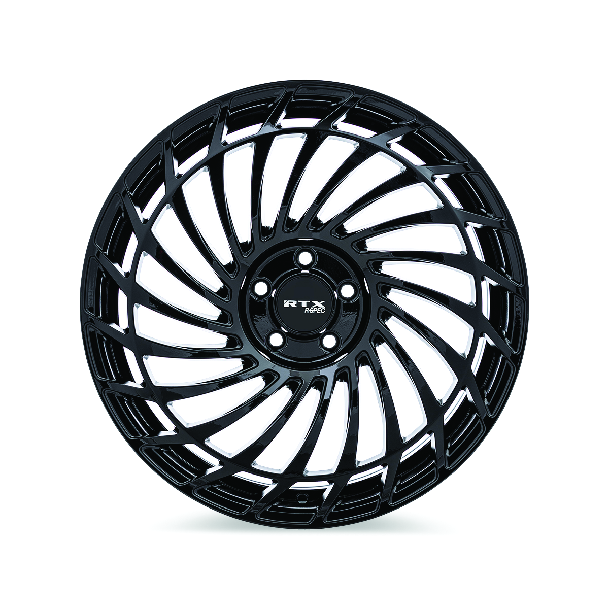 20x8.5 RTX RS06 Gloss Black Wheel 5x4.25 (40mm)